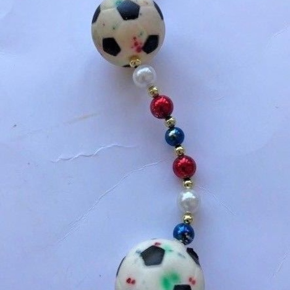 Soccer Balls Necklace St Patrick’s Patriotic day